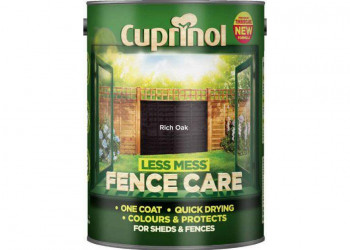 Cuprinol Less Mess Fence Care Rich Oak 9L